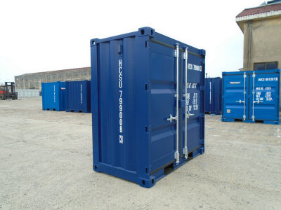 Zijaanzicht van de 4ft opslagcontainer